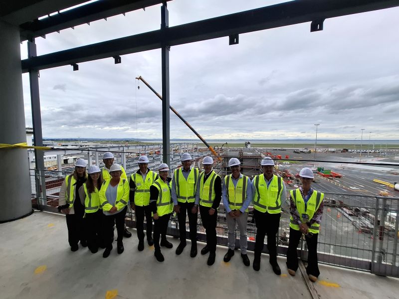 TAANZ board at AKL Airport Jan 2026