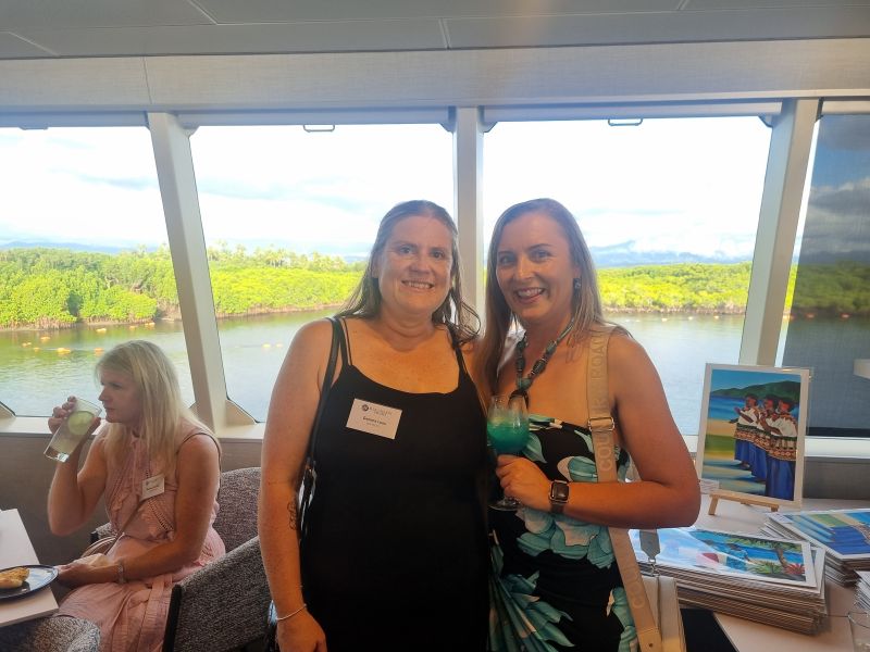 Our Pacific’s Gemma Loau and Lauren Walker.