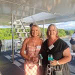 Fiji Airways’ Sheryn Ambler and Jo Rendall from Infinity Holidays.